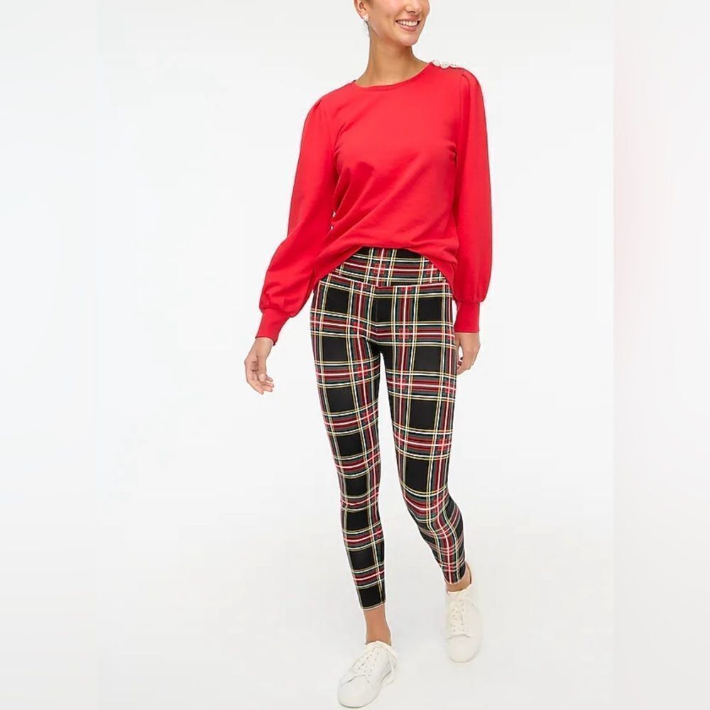 J Crew Plaid Leggings